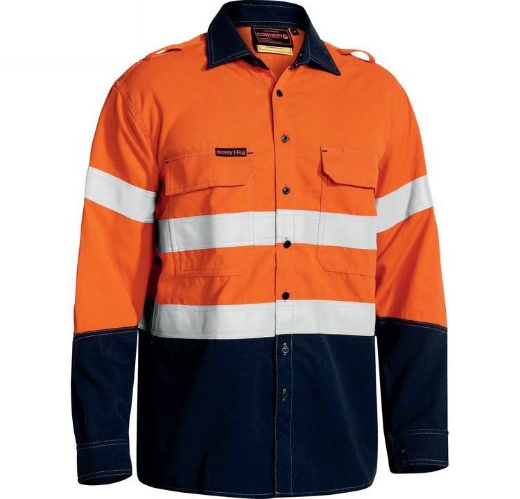 Picture of Bisley, Tencate Tecasafe® Plus 700 Hi Vis FR Vented Shirt